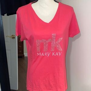Mary Kay Bling Vibrant Pink Tee with Logo Medium
